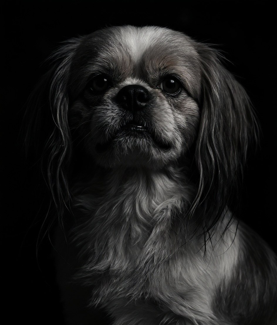 The Shih Tzu - Fine-Art B&W pet portrait