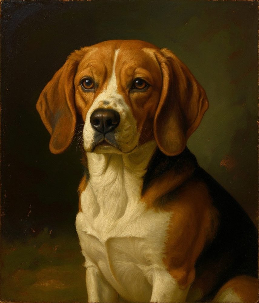Classic Oil Beagle