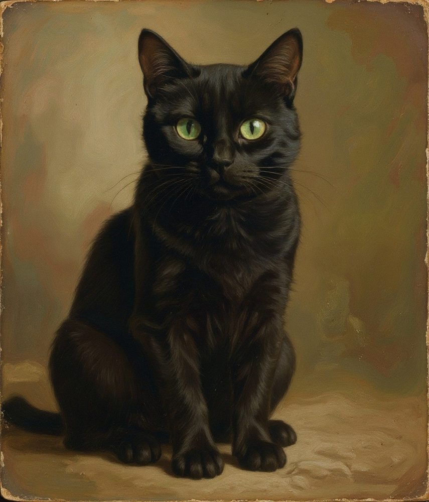 Vintage Black Cat
