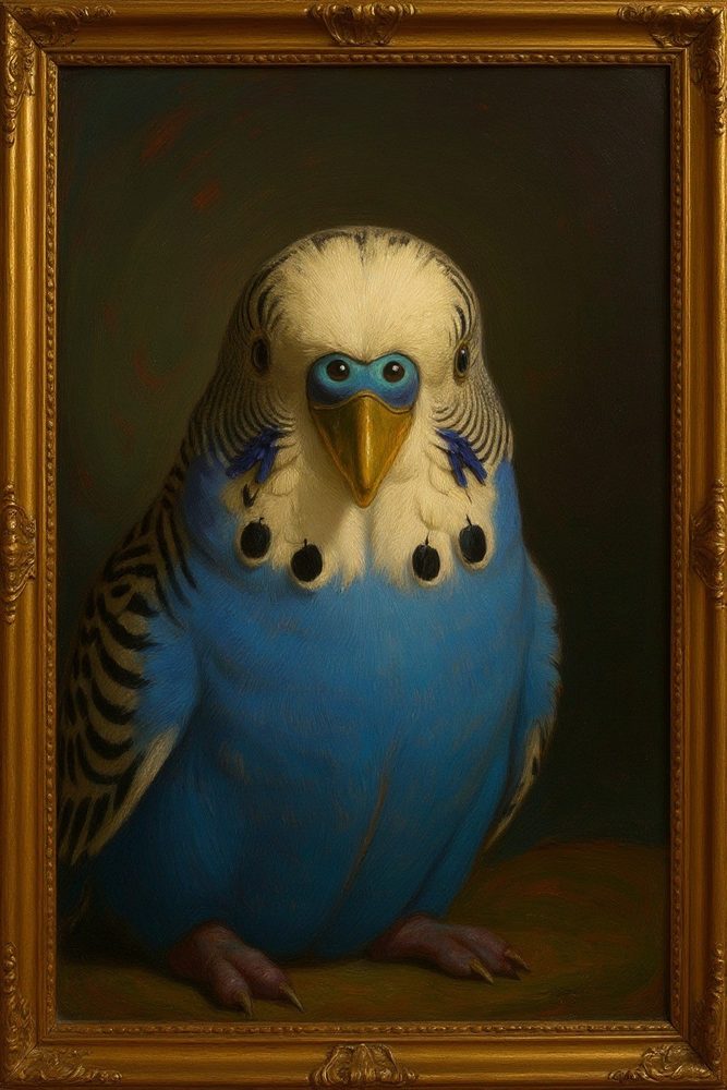 Classic Oil Budgie