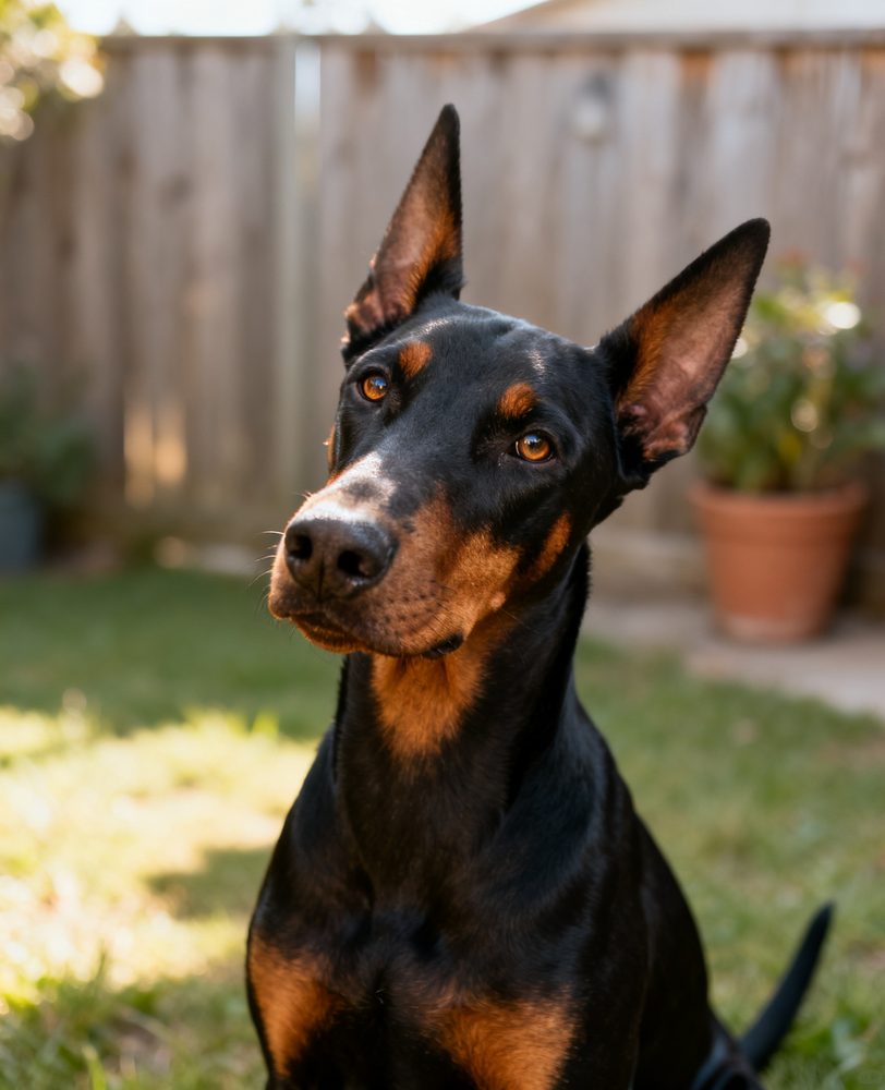 A real Doberman photo