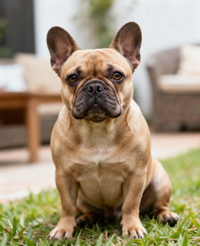A real French Bulldog photo