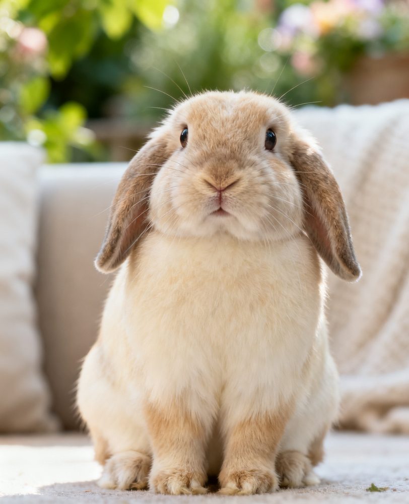 A real Lop Rabbit photo
