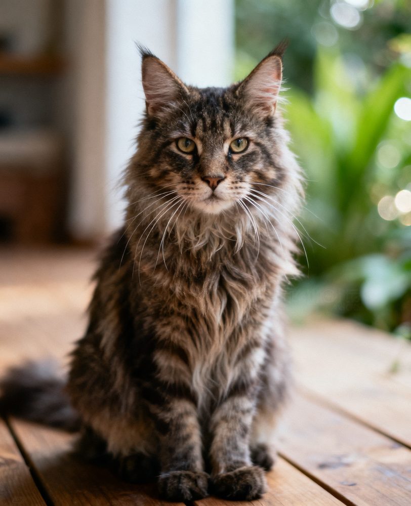 A real Maine Coon photo