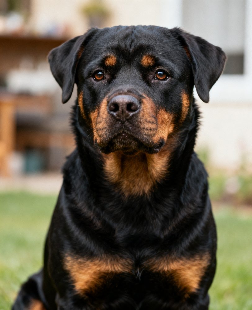 A real Rottweiler photo