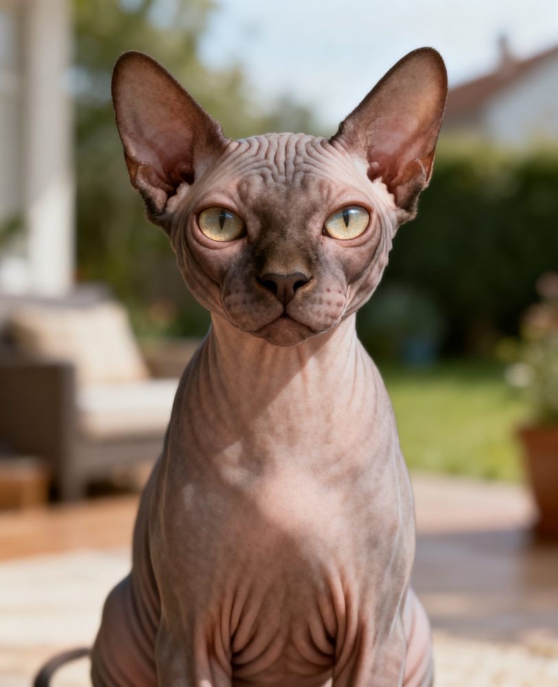 A real Sphynx photo