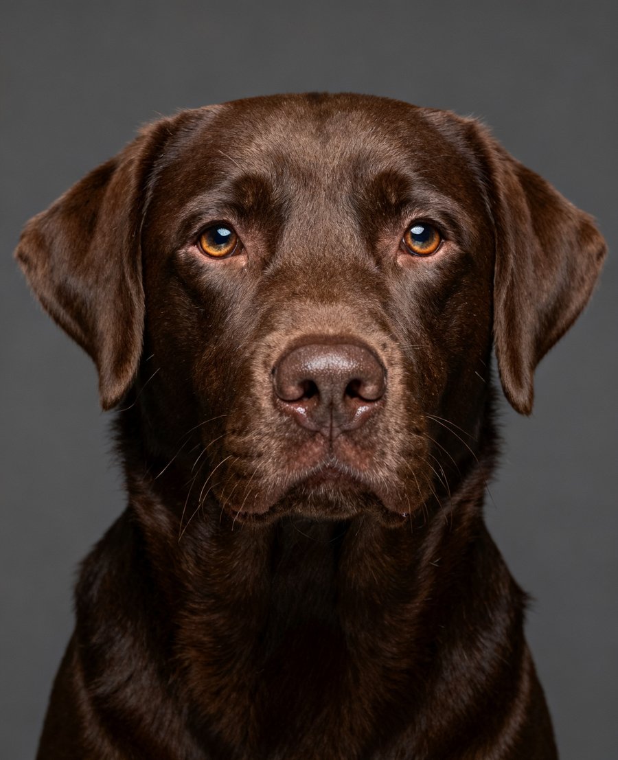 Chocolate Lab original photo
